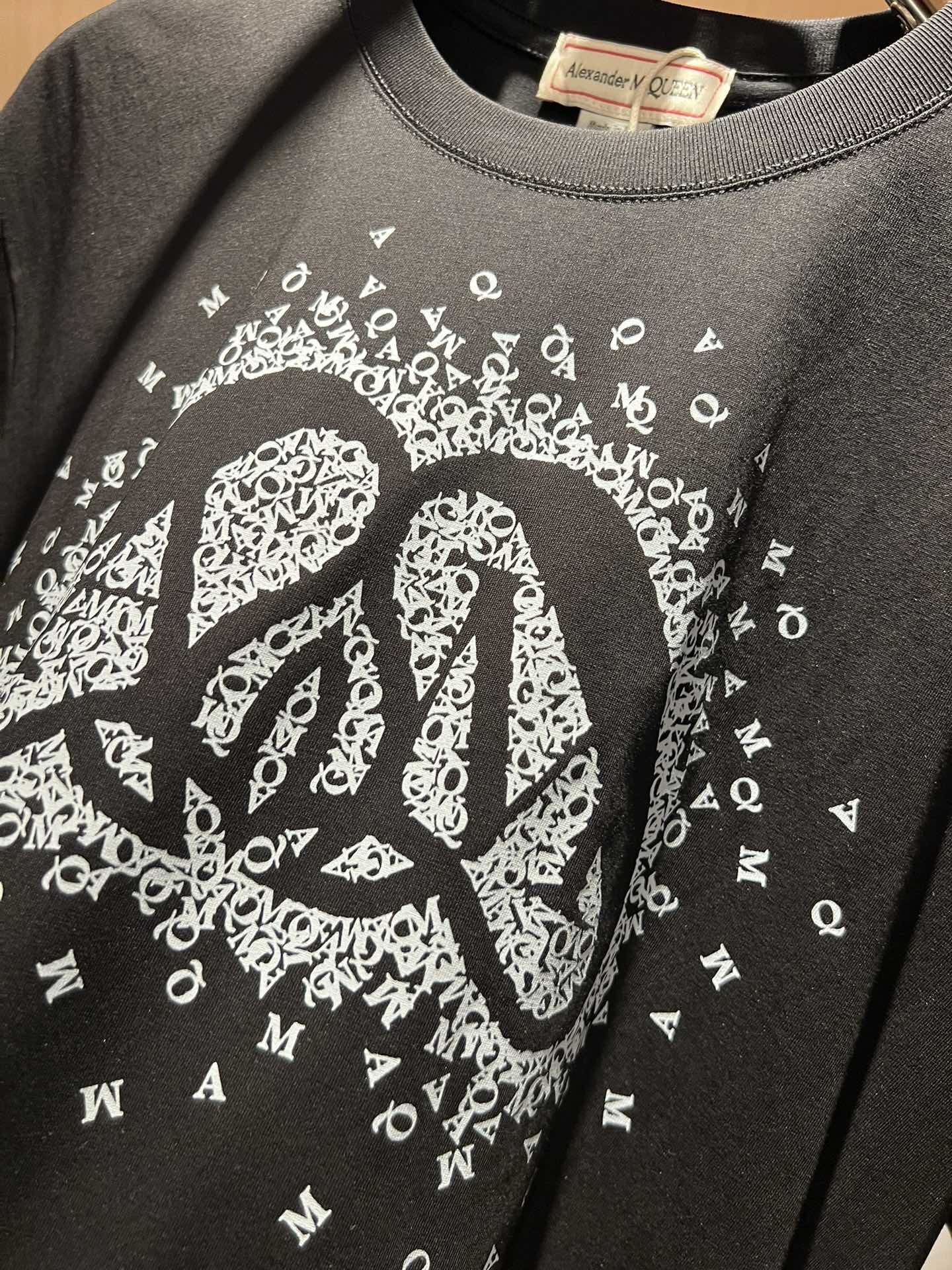 mc628070 alexandder mcqueen t-shirts 2024ss