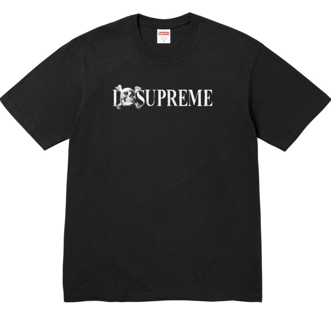 骷髅T恤 SUPREME FW25 SKULL TEE
