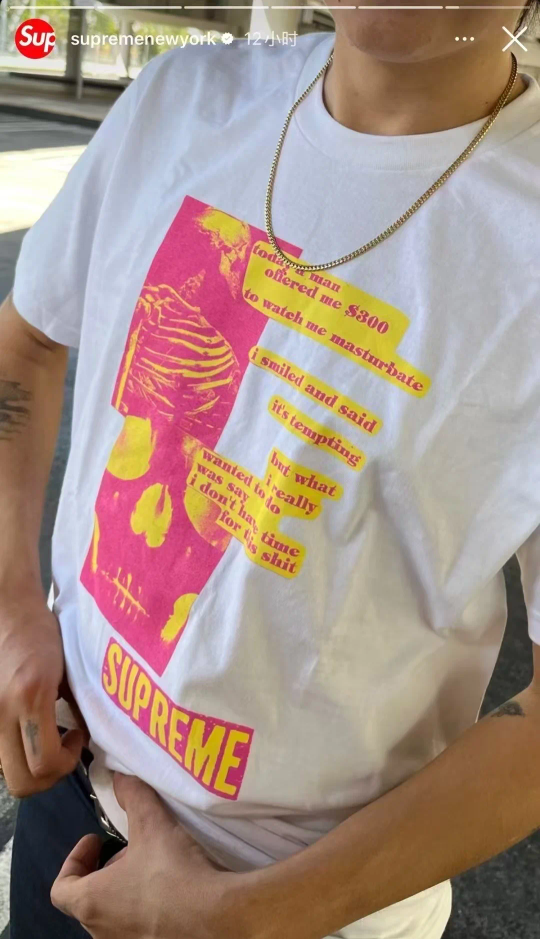 骨头T恤 SUPREME 25SS ANATOMY TEE