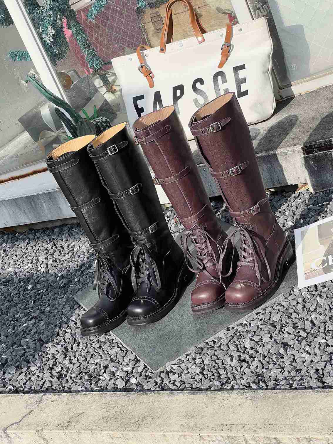 Ag5552 miumiu 骑士靴 两色