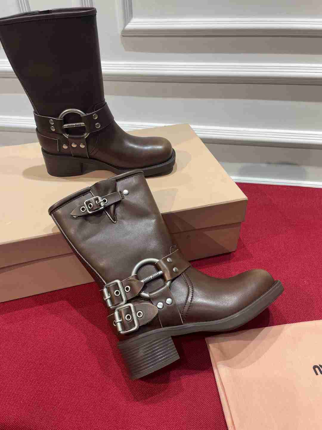 Ag5751380 走秀款·复古机车靴 35-39