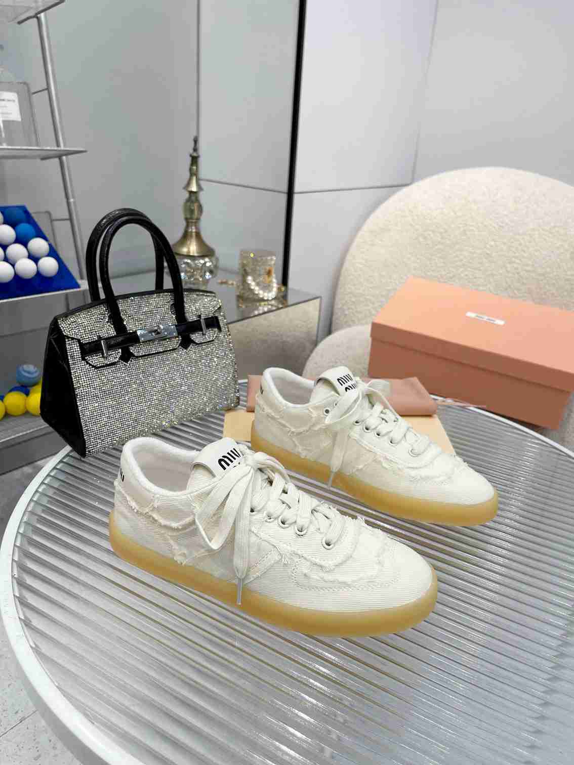 As5523210 Miu Miu 缪缪🌸 休闲小白鞋 ：女35-41