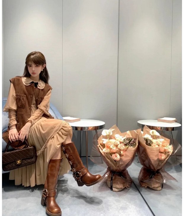 Ag5751410 走秀款·复古机车靴 35-39