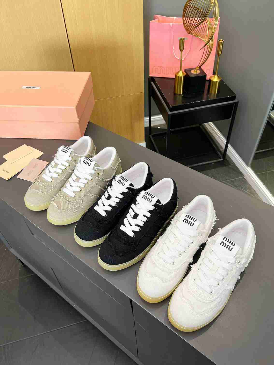 Aa5501200 顶级版本 MiuMiu·缪缪 德训运动鞋 35-