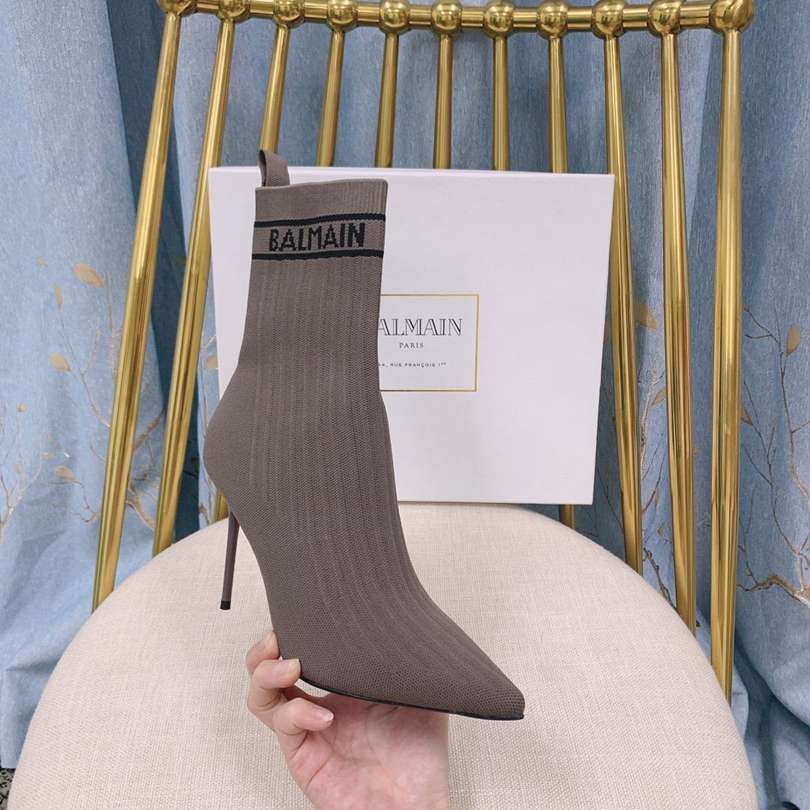 6550 6727 340 巴尔曼秋冬新款针织靴 35-41（40、41码定做不