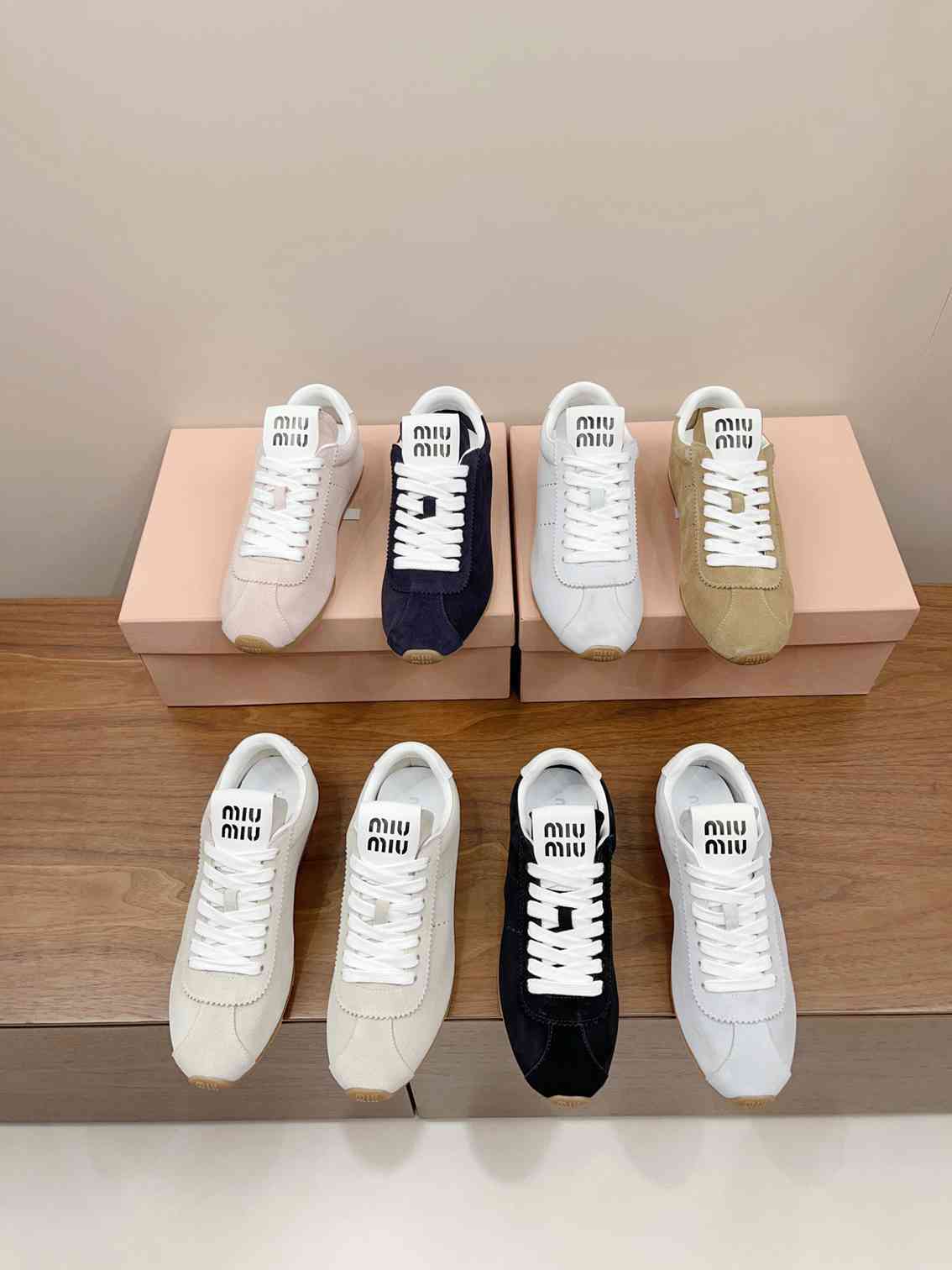 Am5739220。35-40码 miumiu缪缪早春走秀新款阿甘德训鞋运动鞋