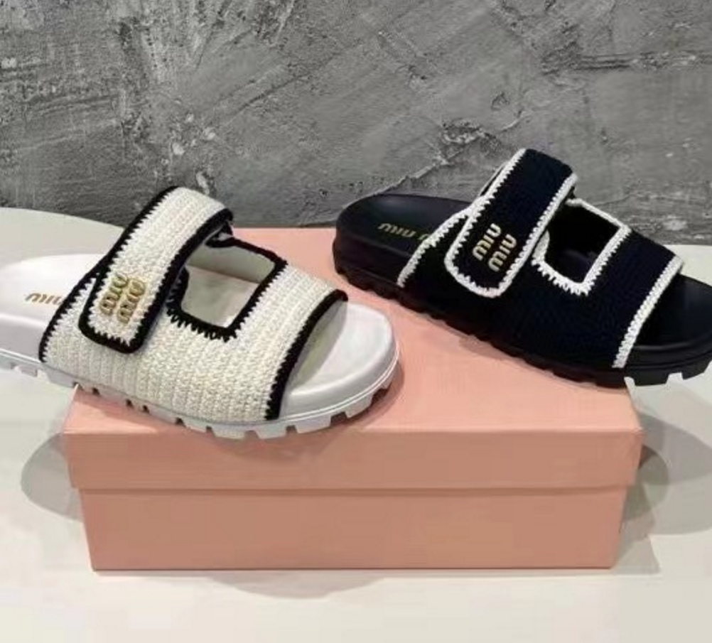 As5523240 毛线编织款 缪缪🌸拖鞋 35-40