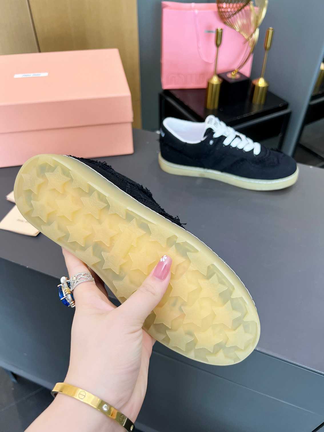 Aa5501200 顶级版本 MiuMiu·缪缪 德训运动鞋 35-40码