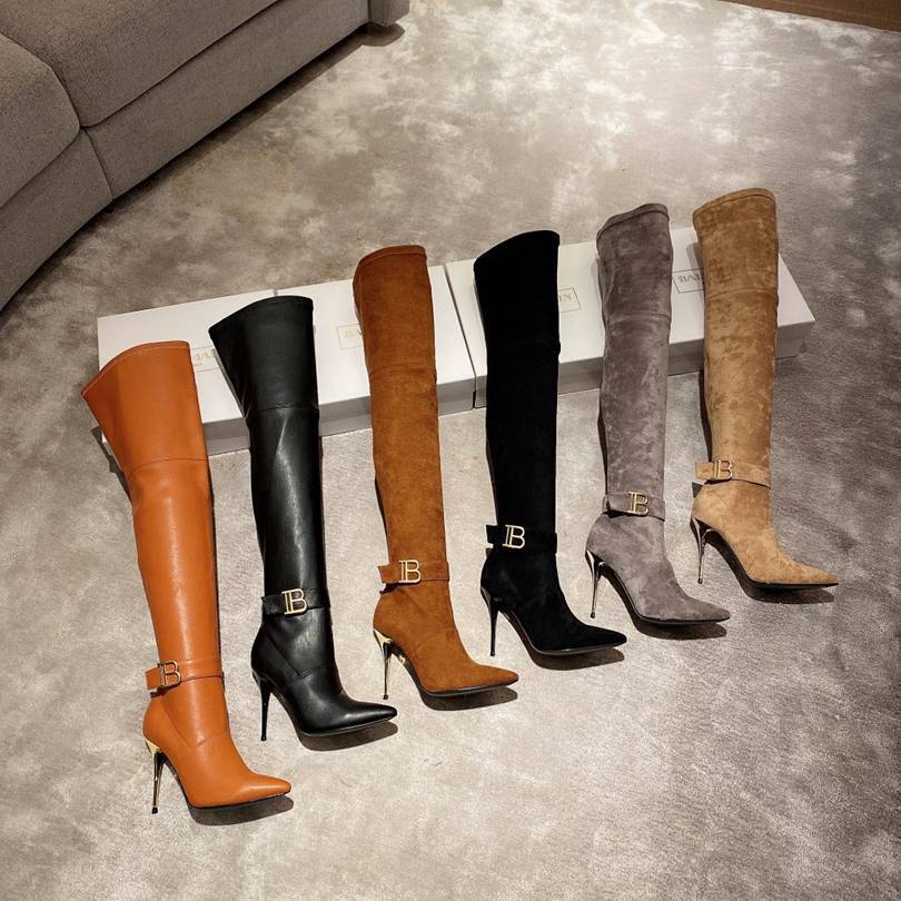 6550 7色 巴尔曼秋冬女靴 跟高：9.5cm 35－41(40 41定做不退换）