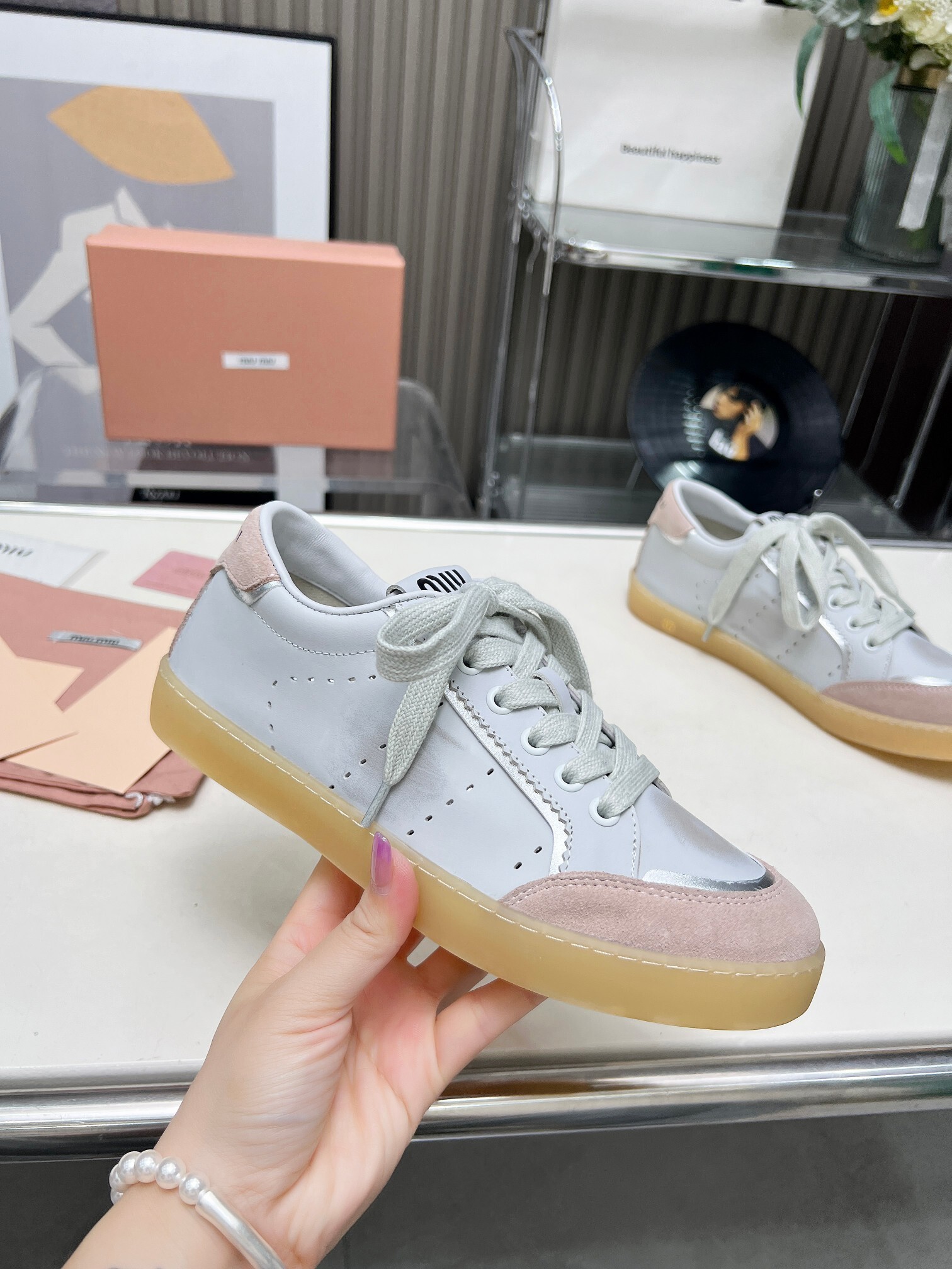 B8127260🔥🔥🔥🔥MIUMIU 缪缪 复古休闲鞋 35-40