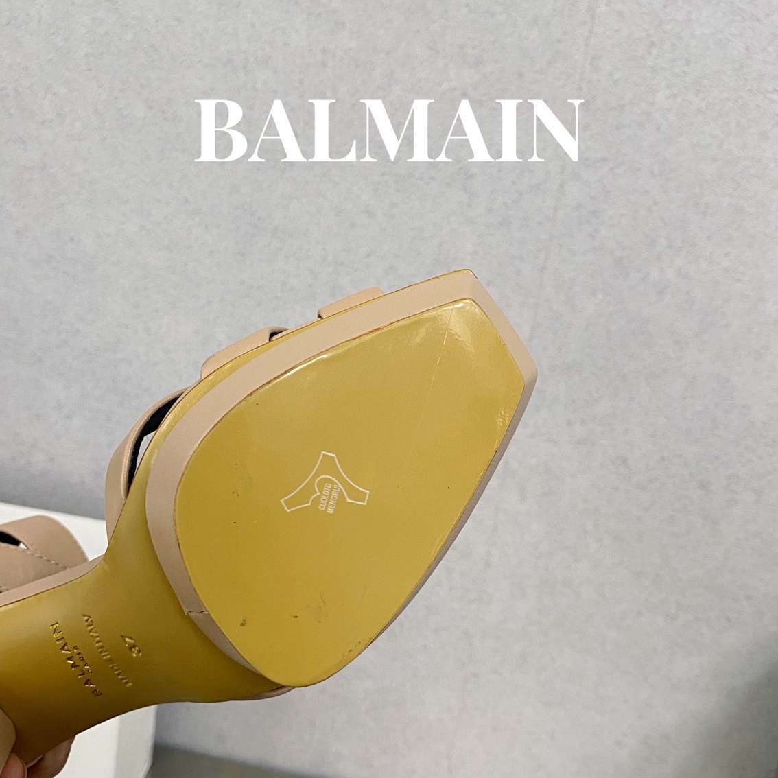 B8103400 Balmain巴尔曼Ava厚底凉鞋 35-39