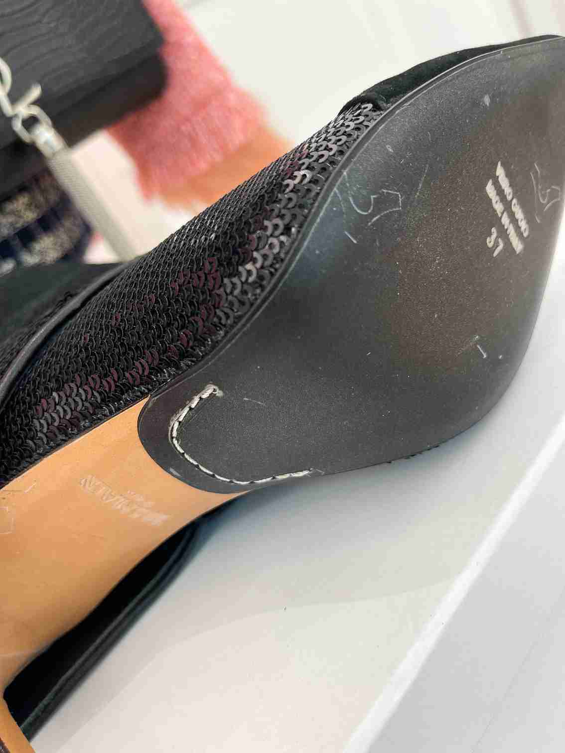 B8186 8146450 Balmain/巴尔曼经典秋冬亮片高跟裤管靴 35-39