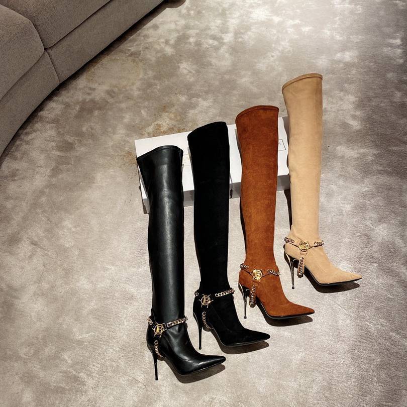 6550 巴尔曼秋冬长靴 跟高：9.5cm 35－41(40 41定做不退换）