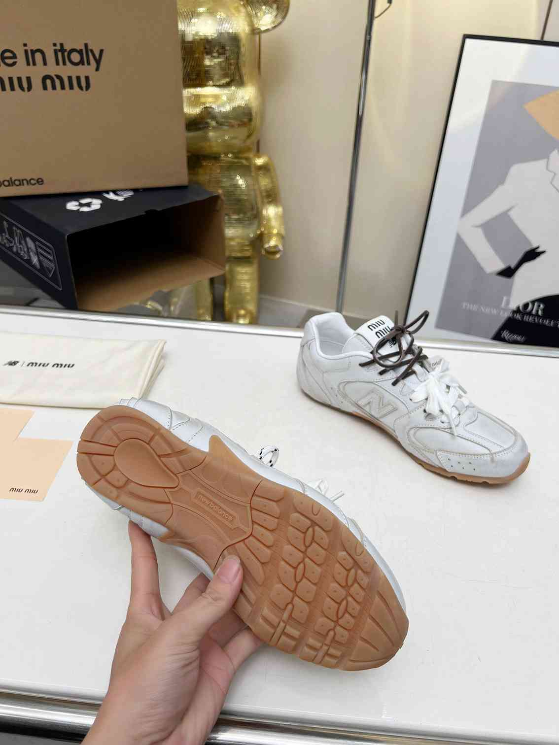 B8127280🔥情侣款👫MiuMiu缪缪 x New Balance NB530 休闲 运动鞋 35-45