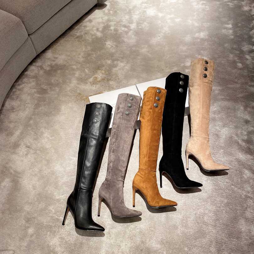 6550 6727 巴尔曼秋冬长靴 跟高：10.5cm 35－41(40 41定做不退换