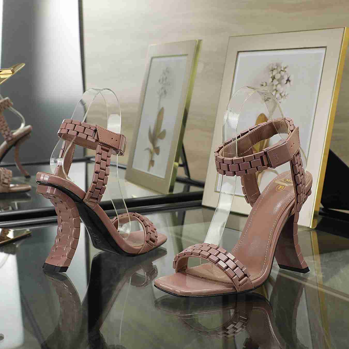 B6179350真皮底(橡胶底709310) B&&ma*in巴尔曼【手表链凉鞋】