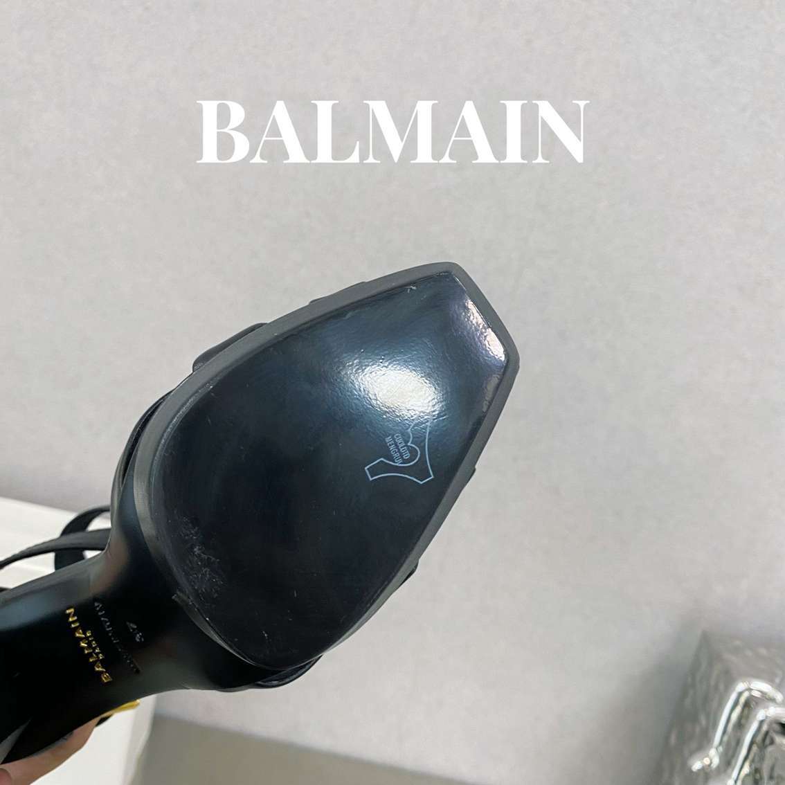 B8103400 Balmain巴尔曼Ava厚底凉鞋 35-.39