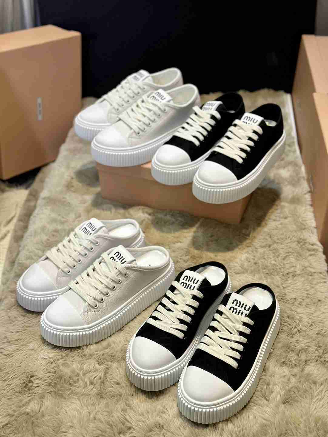 B8158260 《顶级版本》缪缪miumiu休闲鞋系列…… 35-40