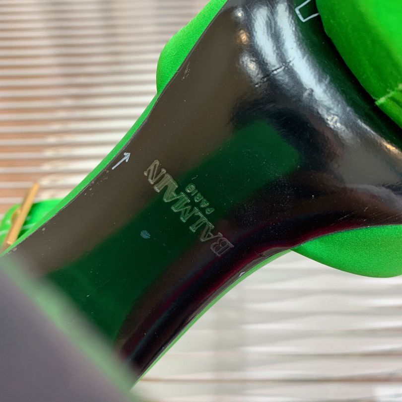 B8103400【Bal*ain】真丝水台凉鞋 35-39（40、41、42定制不退换）B8103