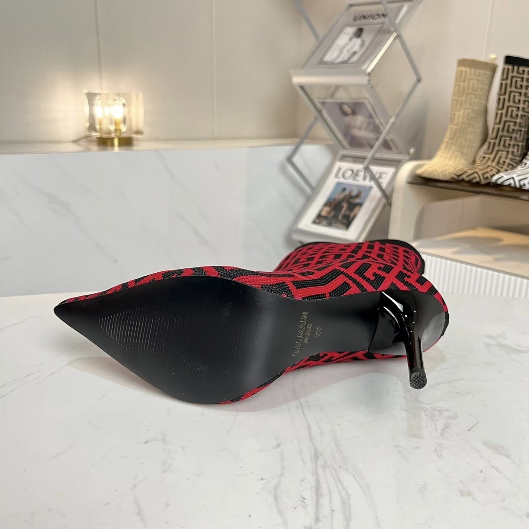 Av5710250 35-42码 巴尔曼时尚细高跟短靴