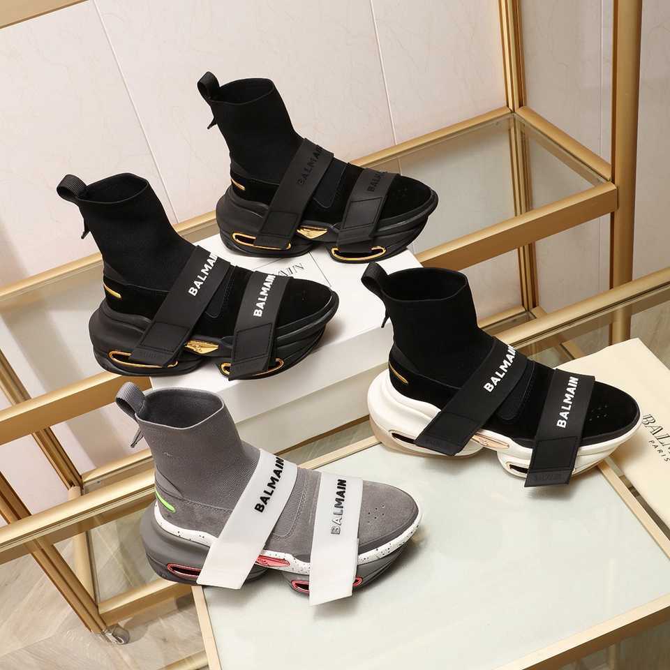 3335420 女男款巴尔曼袜子秋冬最新款走秀款老爹鞋 女码35—41 男码39—45