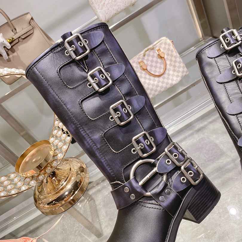 B8149520 miumiu秋冬新品限量款高筒靴 35-40