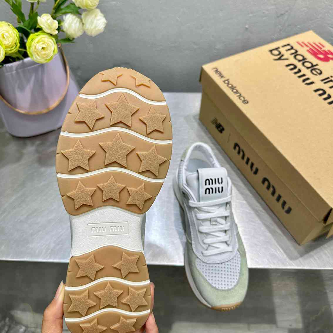 B8127270 🔥 缪缪💥爆款 漂白 做旧 复古小脏鞋 35-40