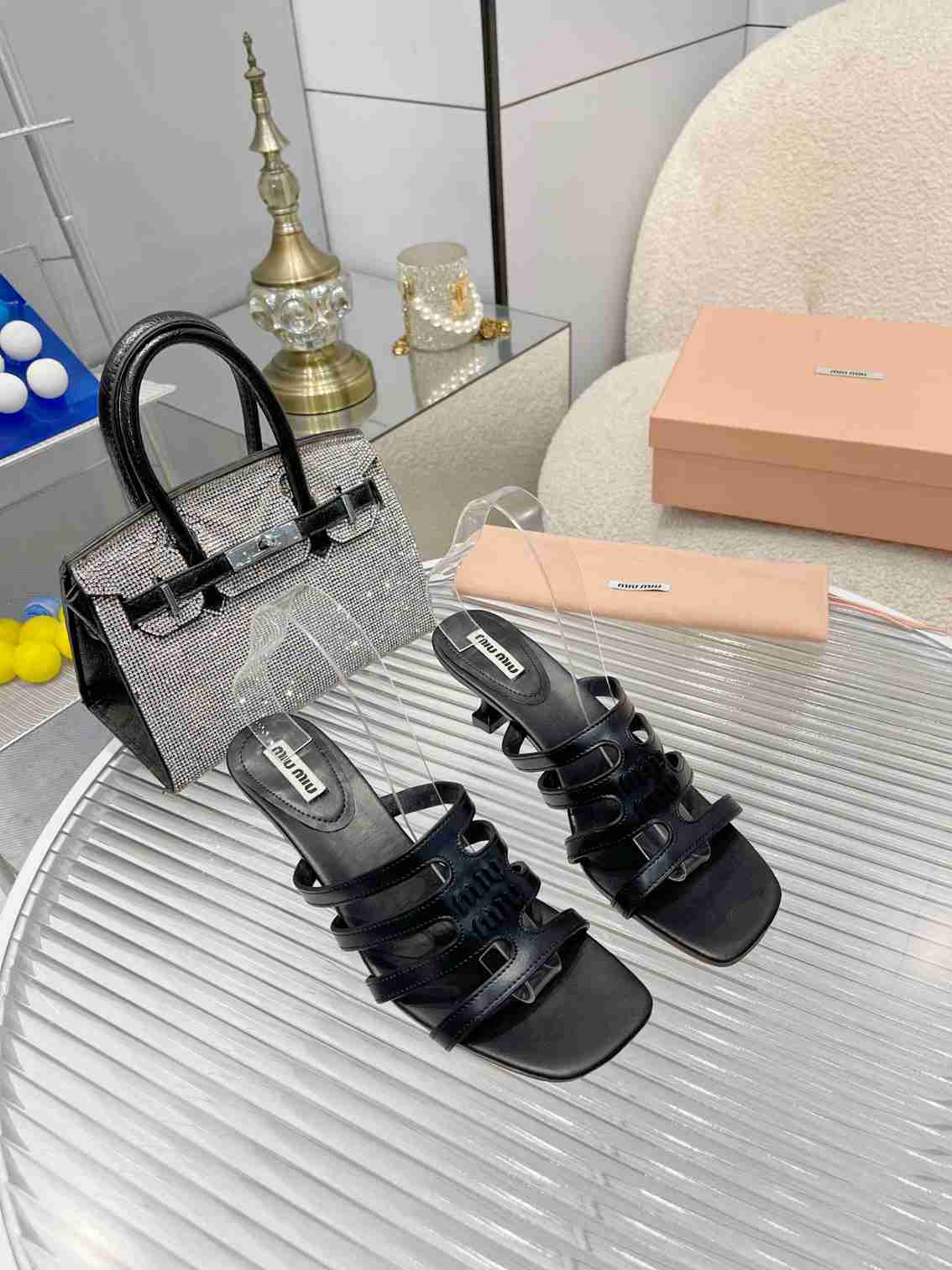 Ah5509 8118180平底（高跟3370190） M.M家时尚凉拖