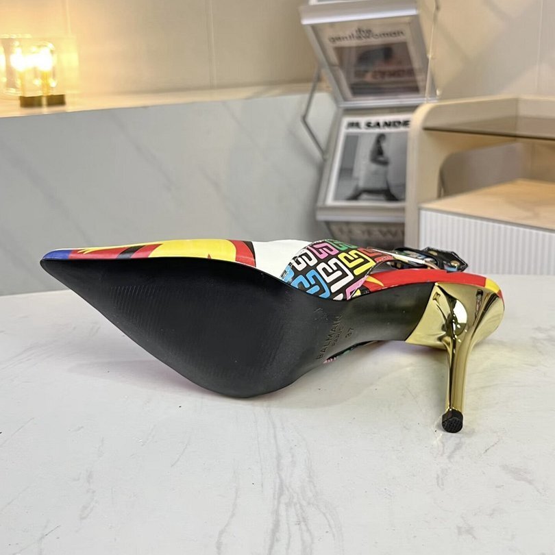 Av5710210 35-42码， 巴尔曼 经典女士尖头细高跟鞋