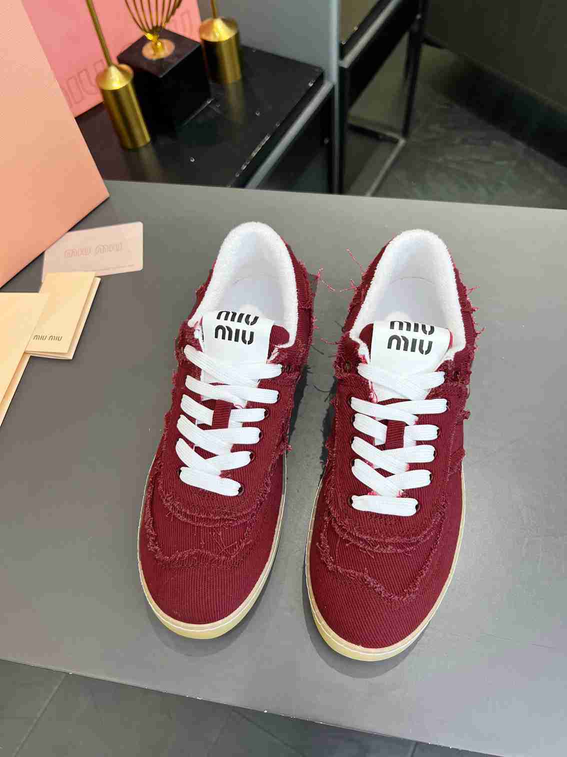 Aa5501200 顶级版本 MiuMiu·缪缪 德训运动鞋 35-40码