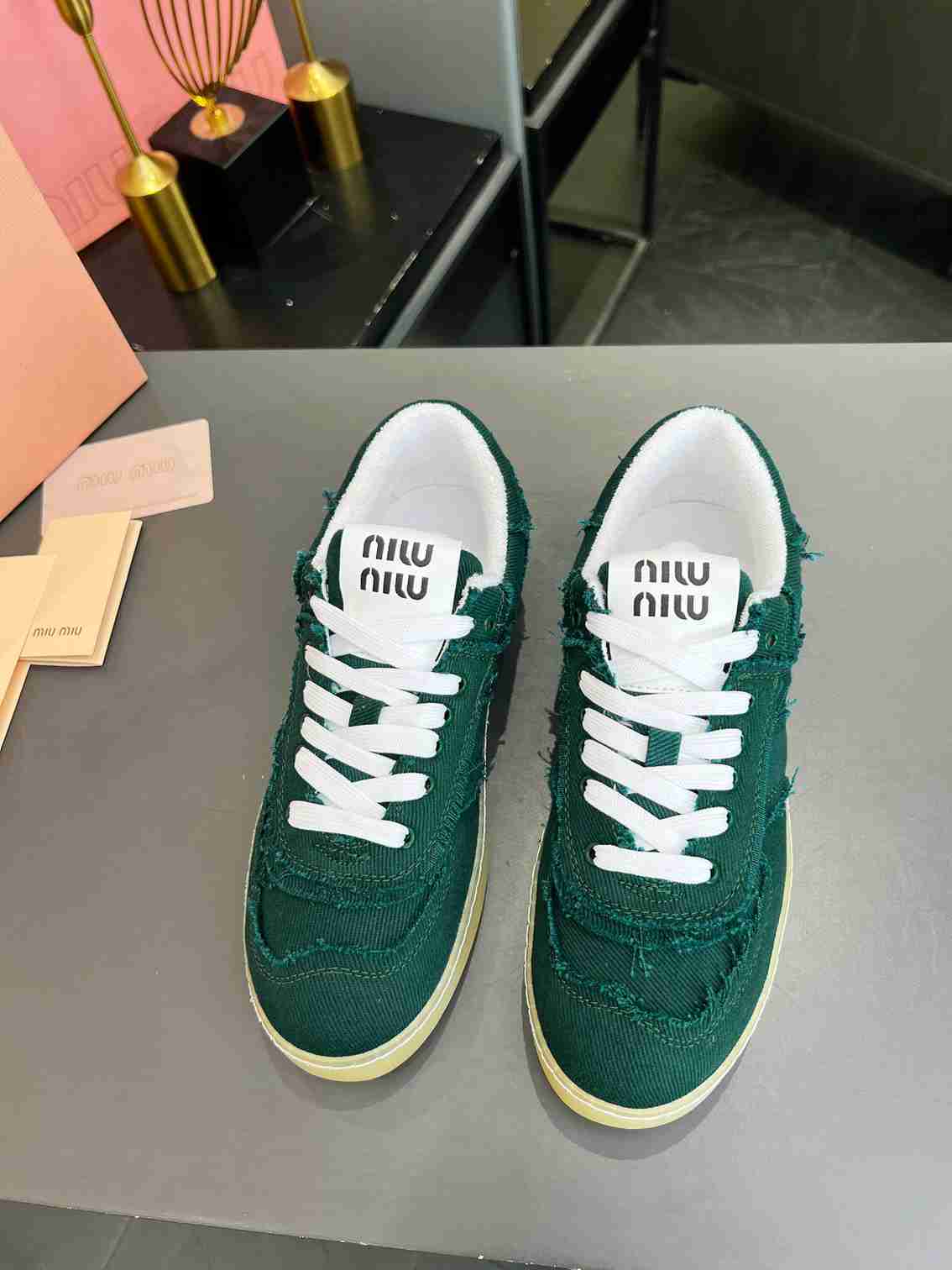 Aa5501200 顶级版本 MiuMiu·缪缪 德训运动鞋🆕 35-40