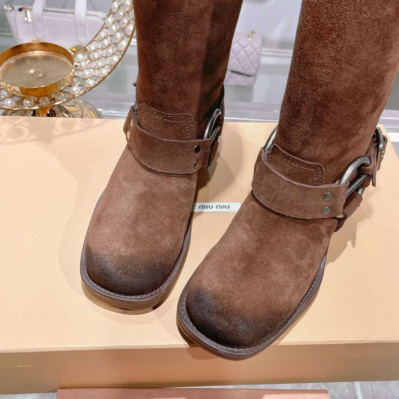 B8149430 羊京 miumiu 秋冬限量款高筒靴 35-39