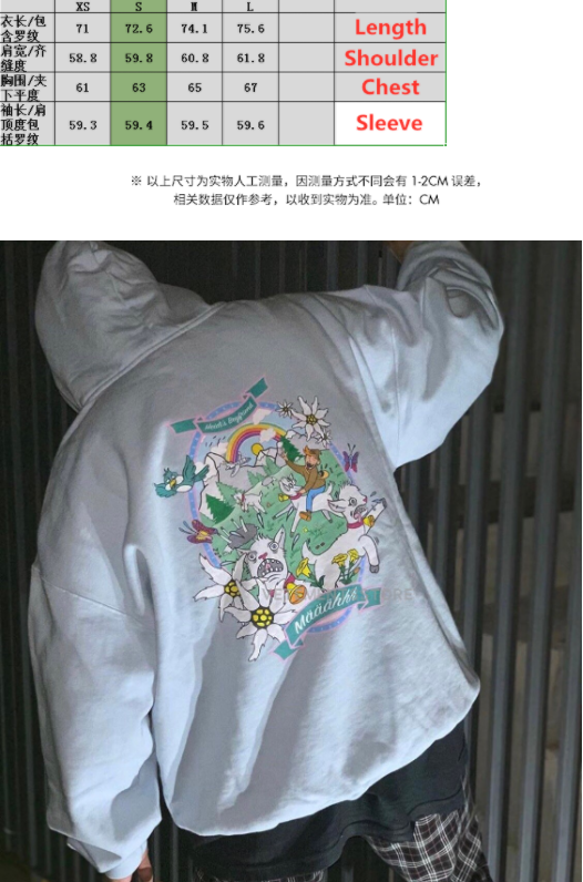 SOLD OUT VETEMENTS CARTOON PRINT HOODIE 2020