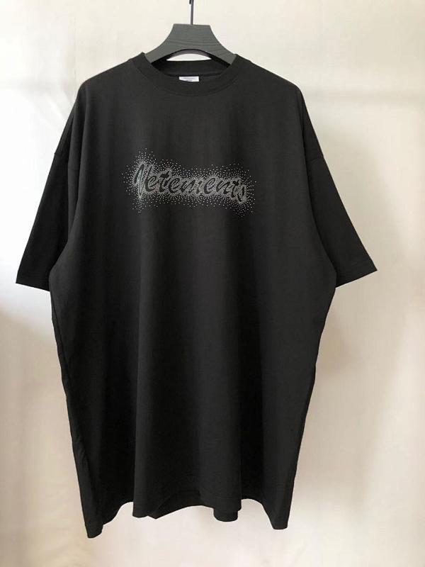 SOLD OUT VETEMENTS 2020 CRYSTAL Logo Tee