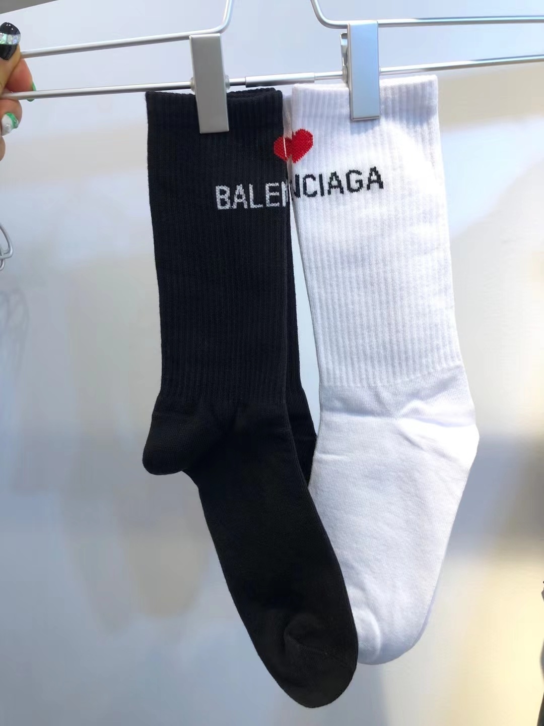Balenciag Love Logo Socks