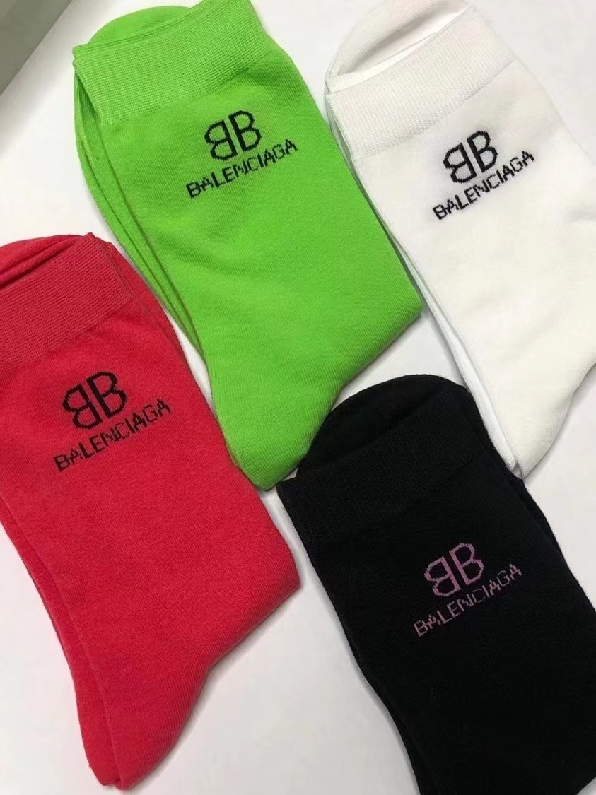 Balenciag Logo Socks