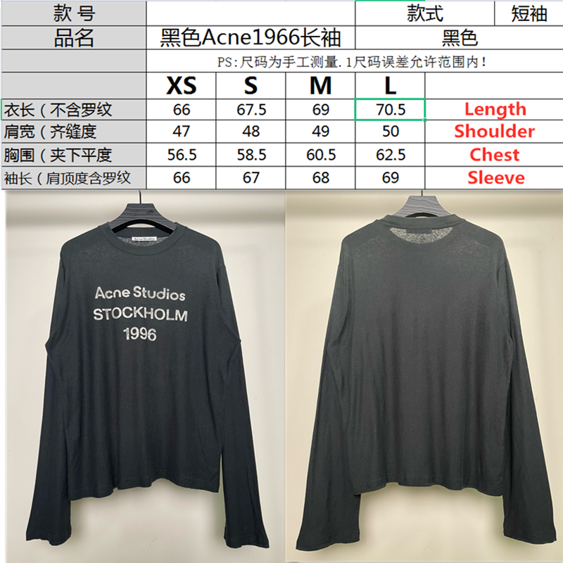 SOLD OUT Acne Studios Tee STOCKHOLM 1996