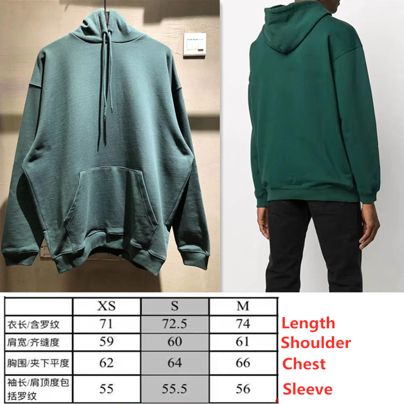 Balenciag Green Back Logo Hoodie