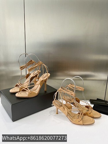 Alexander Wang AW Helix 65/105 Strappy Mid/High Heel Slingback Sandals