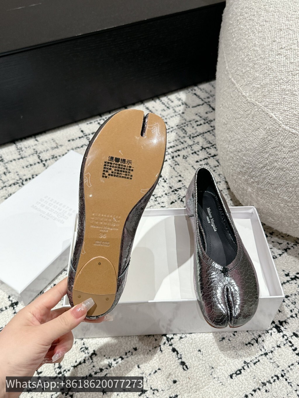 Maison Margiela MM6 Tabi Woman Split toe shoes