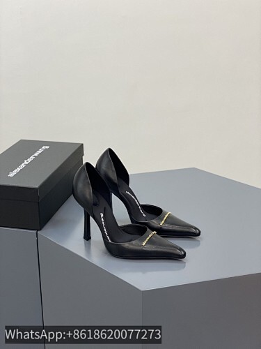 Alexander Wang AW Viola 70/105 Goatskin Leather Sandals Heels Pumps