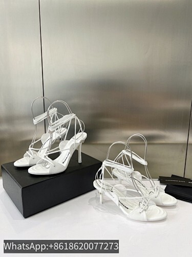 Alexander Wang AW Helix 65/105 Strappy Mid/High Heel Slingback Sandals