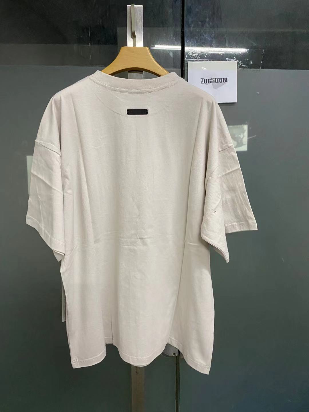 FOG186 Fog Baseball Flocking lettersT-shirt