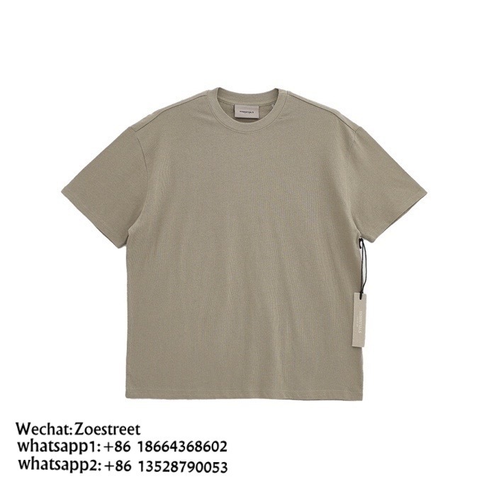 FOG277 Fear of God Essentials 21FW Oversized T-shirt Pistachio/Amber/Hervest