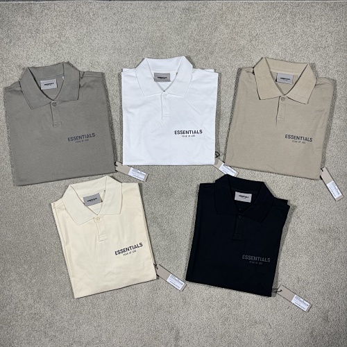 FOG319 Fear of God 20 Essentials Reflective Letters Polo Shirt
