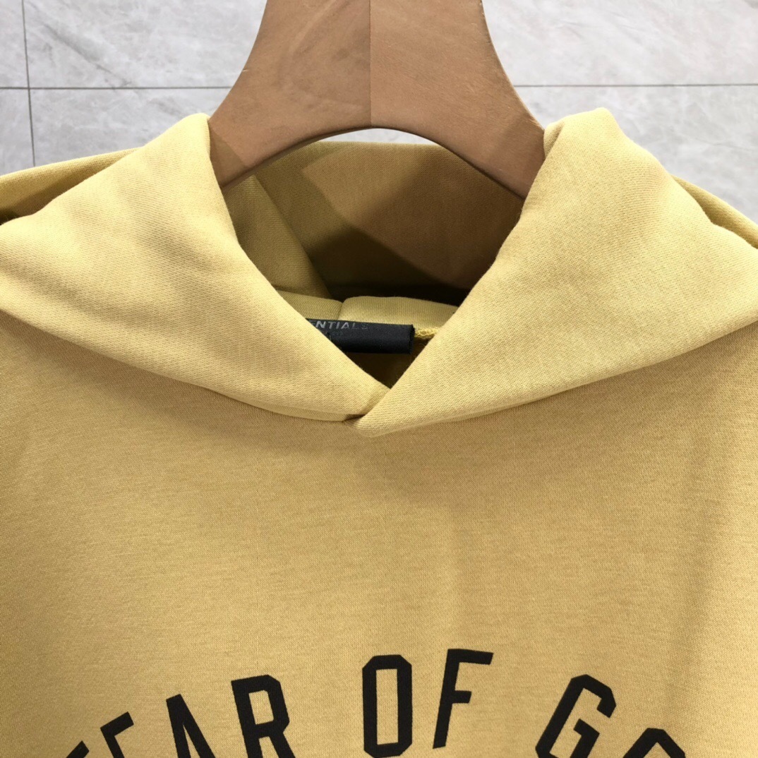 FOG347 FOG 24fw Essentials Logo Print Hoodie